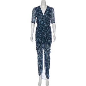 VERONICA BEARD Silk Dress Size 2 Blue